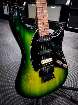 Ernie Ball Music Man Cutlass Floyd HSS with Locking Tremolo - Slymer Burst 2
